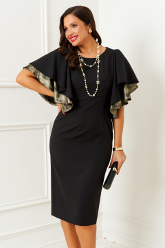 Платье Beautiful&Free 6390 черный_с_золотом - фото 1