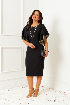 Платье Beautiful&Free 6390 черный_с_золотом - фото 4