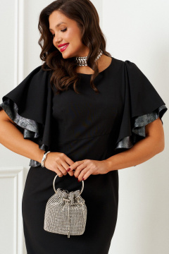 Платье Beautiful&Free 6390 черный_с_серебром - фото 2