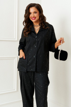 Брюки, рубашка Beautiful&Free 6393 черный - фото 2