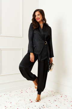 Брюки, жакет Beautiful&Free 6399 черный - фото 1