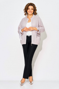 Брюки, жакет Liliana 1493БрПн жемчуг - фото 5