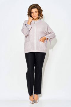 Брюки, жакет Liliana 1493БрПн жемчуг - фото 4