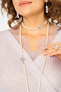 Джемпер Liliana 1494 жемчуг - фото 4