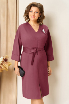 Платье VOLNA 1443 бруснично-розовый - фото 4