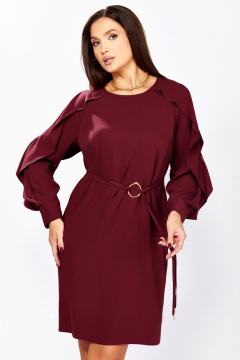 Платье Мишель стиль 1336 винный - фото 1