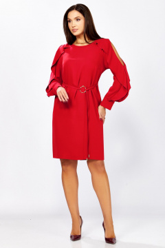 Платье Мишель стиль 1336 красный - фото 4