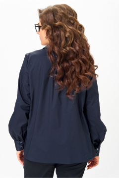 Блуза Michel chic 789 дымчато-синий - фото 4