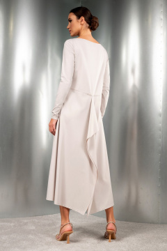 Платье Erika Laurent 7366-1 бежевый - фото 2