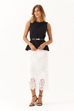 Юбка Панда 117350 молочный - фото 3