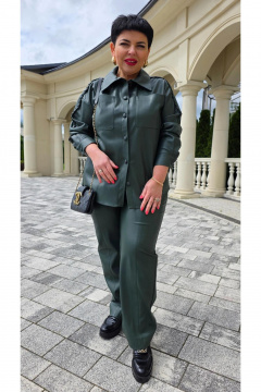 Брюки Vittoria Queen 26753 изумрудный - фото 2