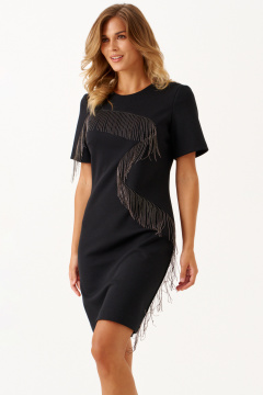 Платье Панда 116780 черный - фото 2