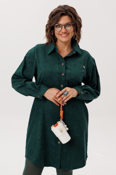 Платье Anelli 1771 изумрудная мягкость - фото 3