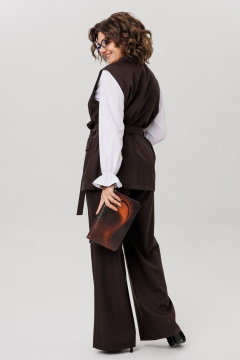 Жакет Anelli 1502 блестящий каштан - фото 5