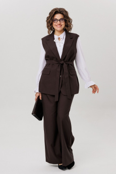 Жакет Anelli 1502 блестящий каштан - фото 2