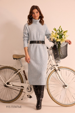 Платье NiV NiV fashion 915 голубой - фото 1