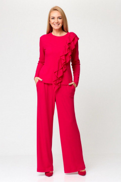 Блуза, брюки Gamma Gracia 700 красный - фото 4