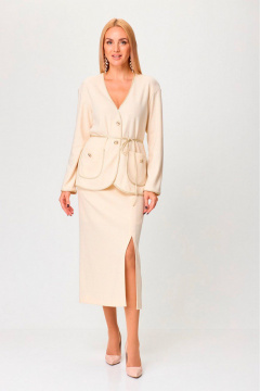 Жакет, юбка Gamma Gracia 792 кремовый - фото 1