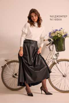 Юбка NiV NiV fashion 941 чёрный - фото 4