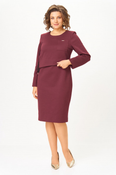 Платье Bonna Image 622/11 бордовый - фото 1
