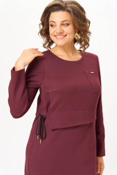 Платье Bonna Image 622/11 бордовый - фото 2