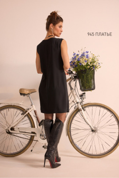 Платье NiV NiV fashion 945 черный - фото 4