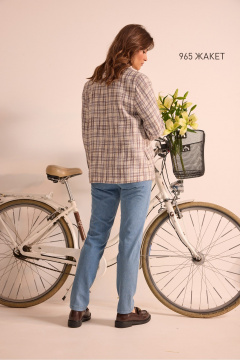 Жакет NiV NiV fashion 965 меланжевый - фото 4