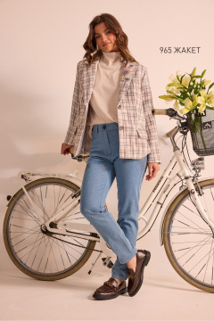 Жакет NiV NiV fashion 965 меланжевый - фото 2