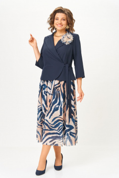 Платье Bonna Image 922/14 синий - фото 5