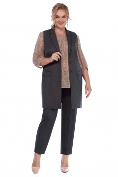 Брюки, жилет LaKona 1448 серый - фото 1