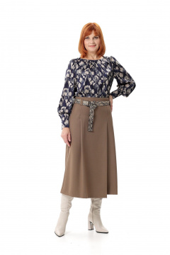 Юбка Соджи 685 хаки - фото 3