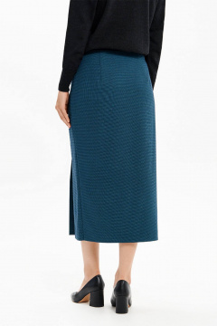 Юбка Nelva 4927 бирюзовый жаккард - фото 2