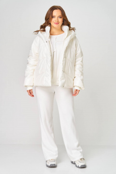 Куртка Диомант 2125 молочный - фото 3