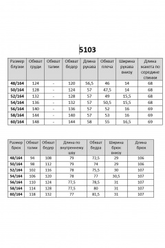 Блуза, брюки БАГРЯНИЦА 5103 черное золото - фото 5