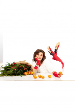 Платье Ольга Стиль Л-435 белое-молоко - фото 5