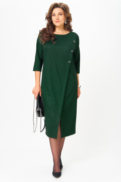 Платье Michel chic 2190 зеленый_черный - фото 2