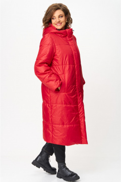 Пальто Andina city 7013-24 красный - фото 4