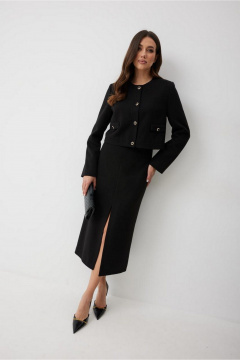 Юбка T.N.D М372 черный - фото 3