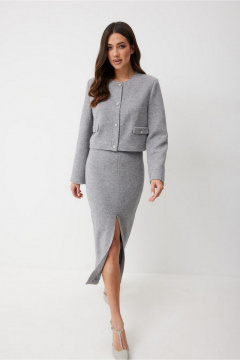 Жакет T.N.D М666/1 серый - фото 2