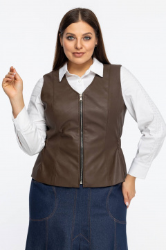 Жилет Avila 0953 коричневый - фото 1