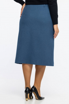 Юбка Avila 0979 синий - фото 5