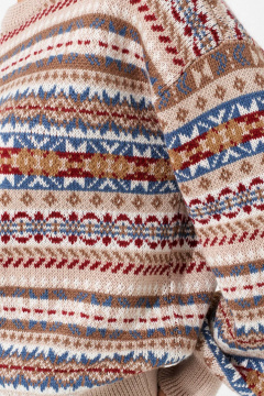 Джемпер Romgil РВ0407-ШЕ5 светло-бежевый - фото 3