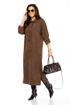 Платье Taita plus 2532 капучино - фото 2