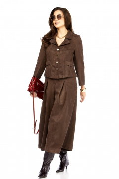 Брюки, жакет Taita plus 2529 капучино - фото 5