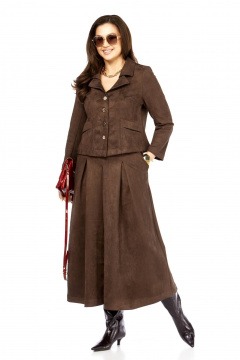 Брюки, жакет Taita plus 2529 капучино - фото 4