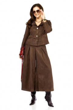 Брюки, жакет Taita plus 2529 капучино - фото 3