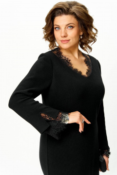 Платье Karina deLux M-1404 черный - фото 4