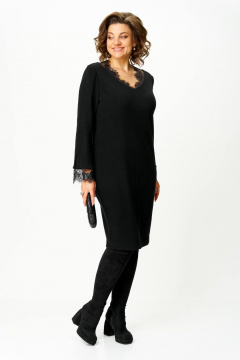 Платье Karina deLux M-1404 черный - фото 2