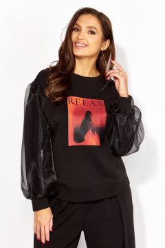 Брюки, джемпер TAiER 1412 черный - фото 3