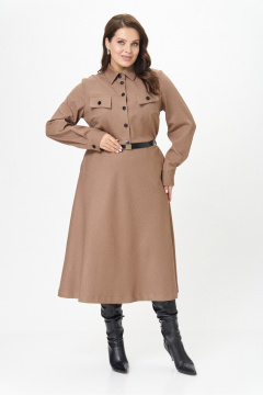 Платье AVA fashion М-160 капучино - фото 1